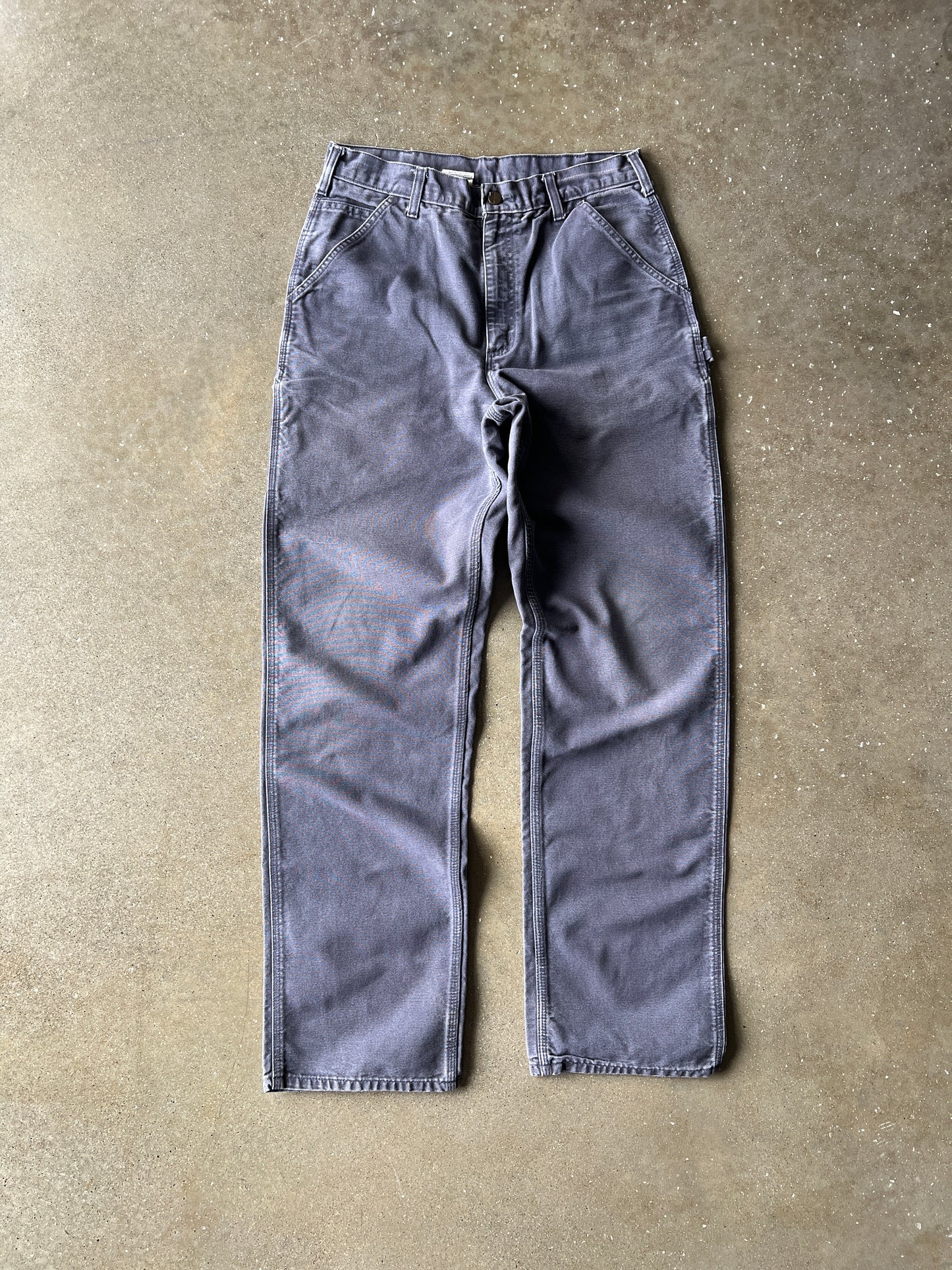 Vintage Faded Grey Carhartt Carpenter Pants - 32