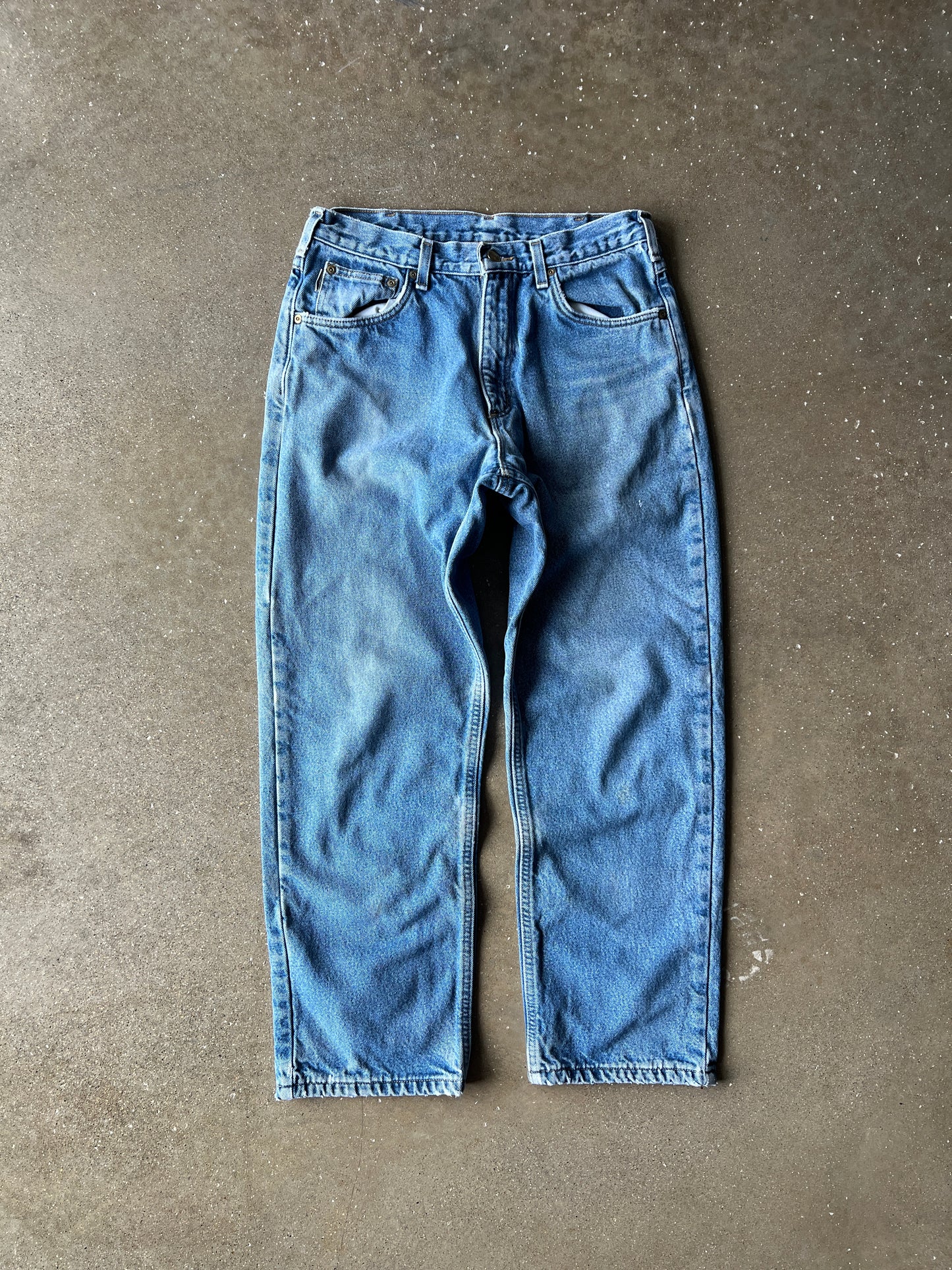 Vintage Denim Blue Carhartt Carpenter Pants - 33