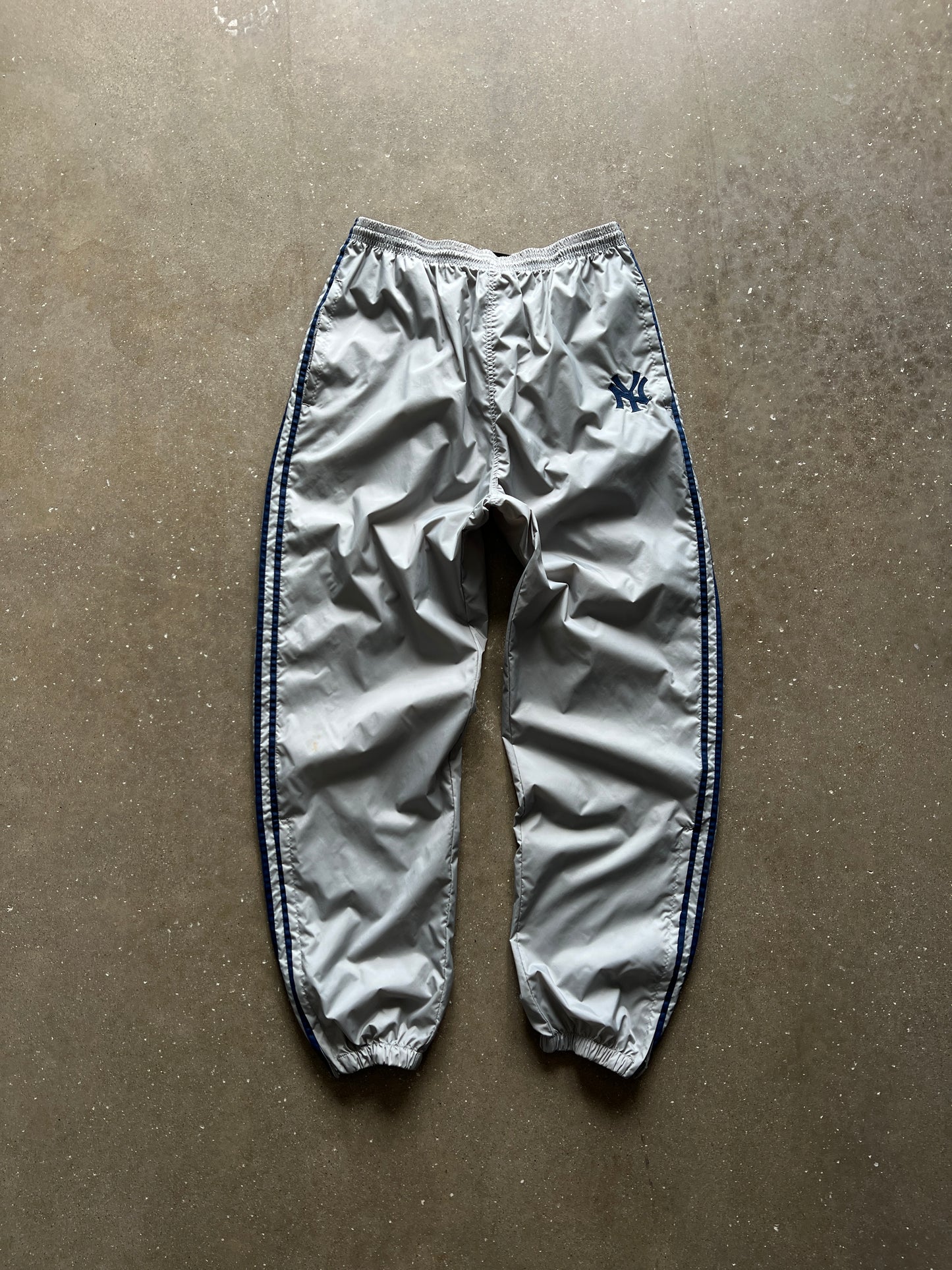 Vintage Grey Yankees Adidas Track Pants - L