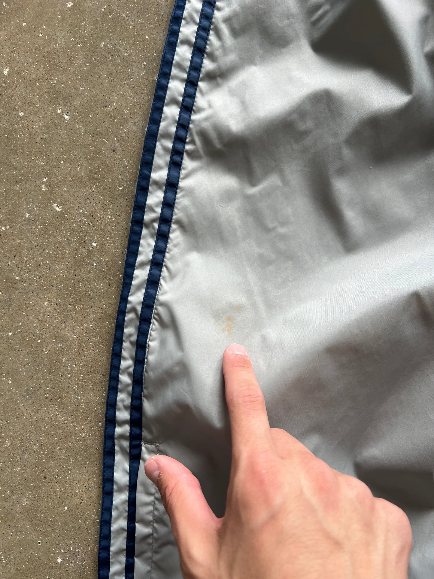 Vintage Grey Yankees Adidas Track Pants - L