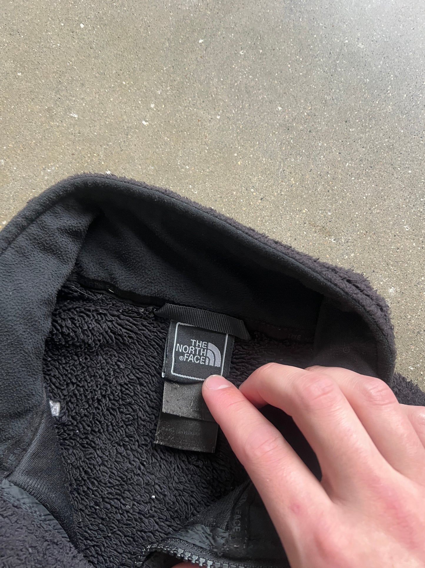 Vintage Black The North Face Fleece - S