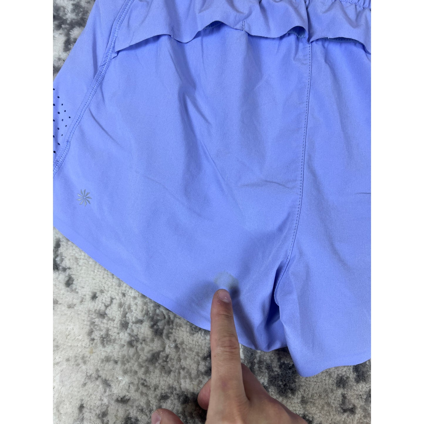 Athleta Purple Heart the Hustle Shorts - S
