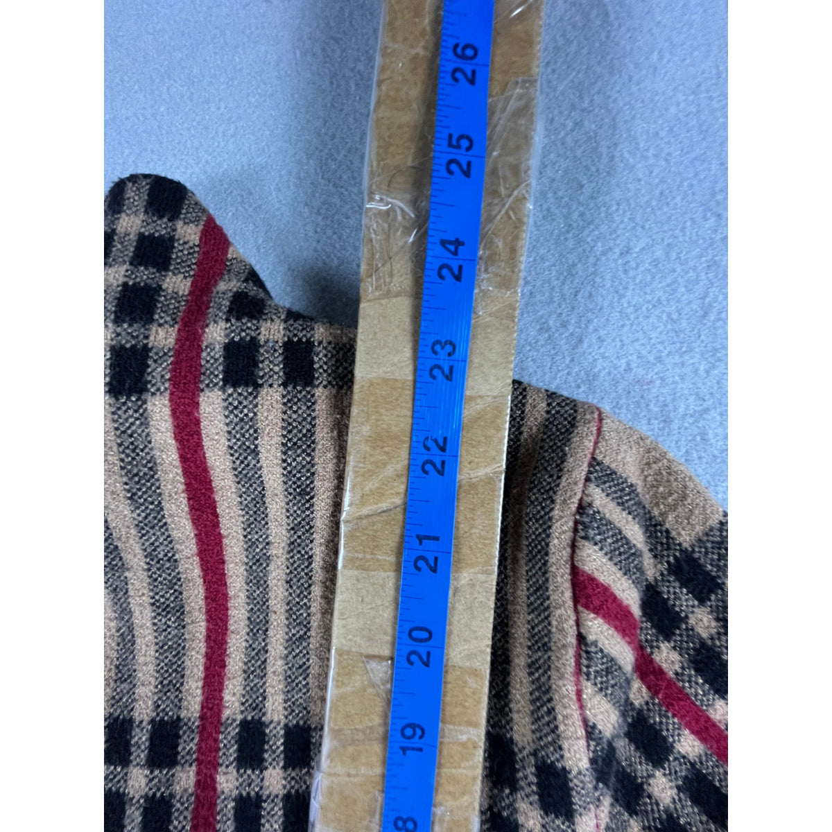 Vintage Tartan Plaid Turtleneck Sweater Womens - L