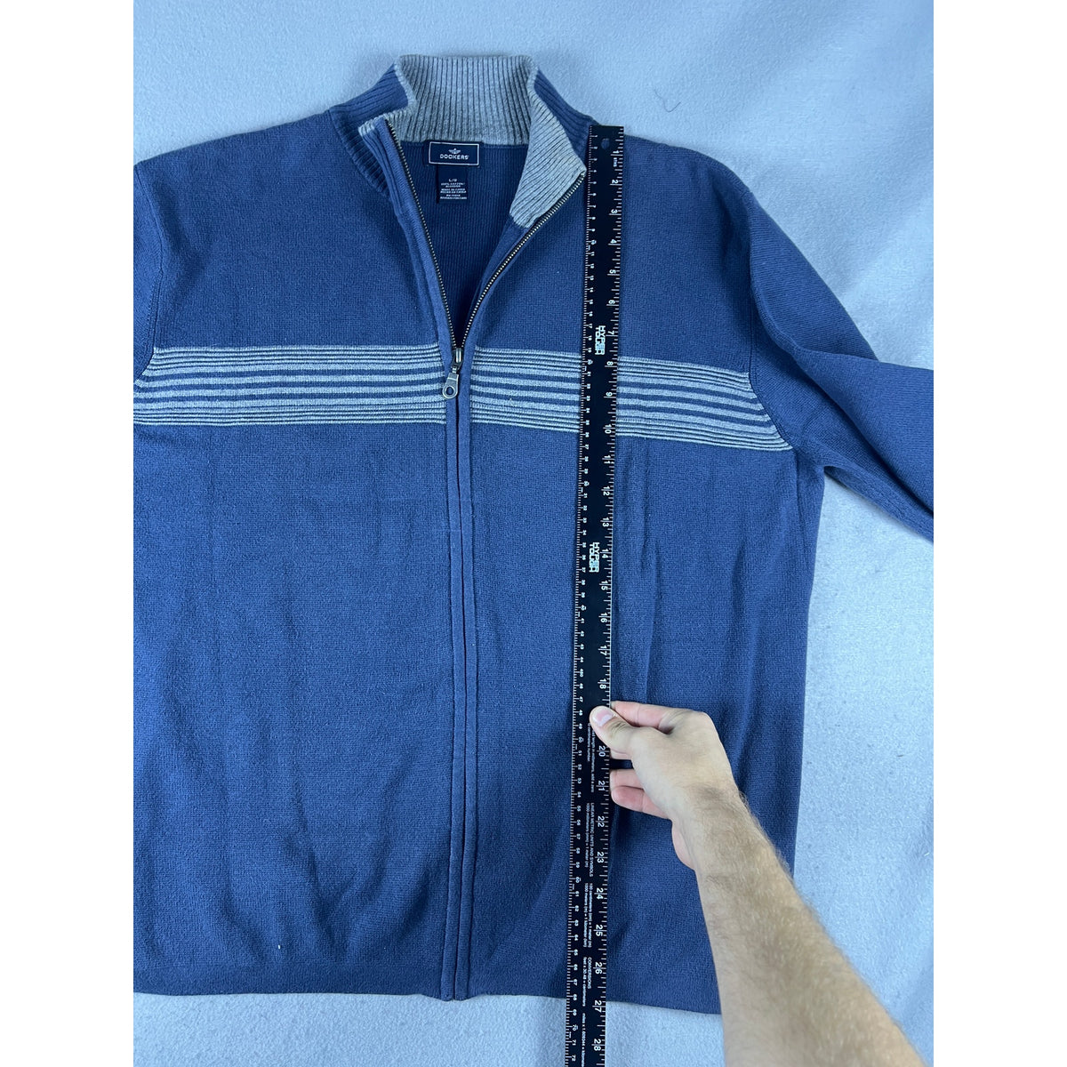 Dockers Striped Cardigan - L