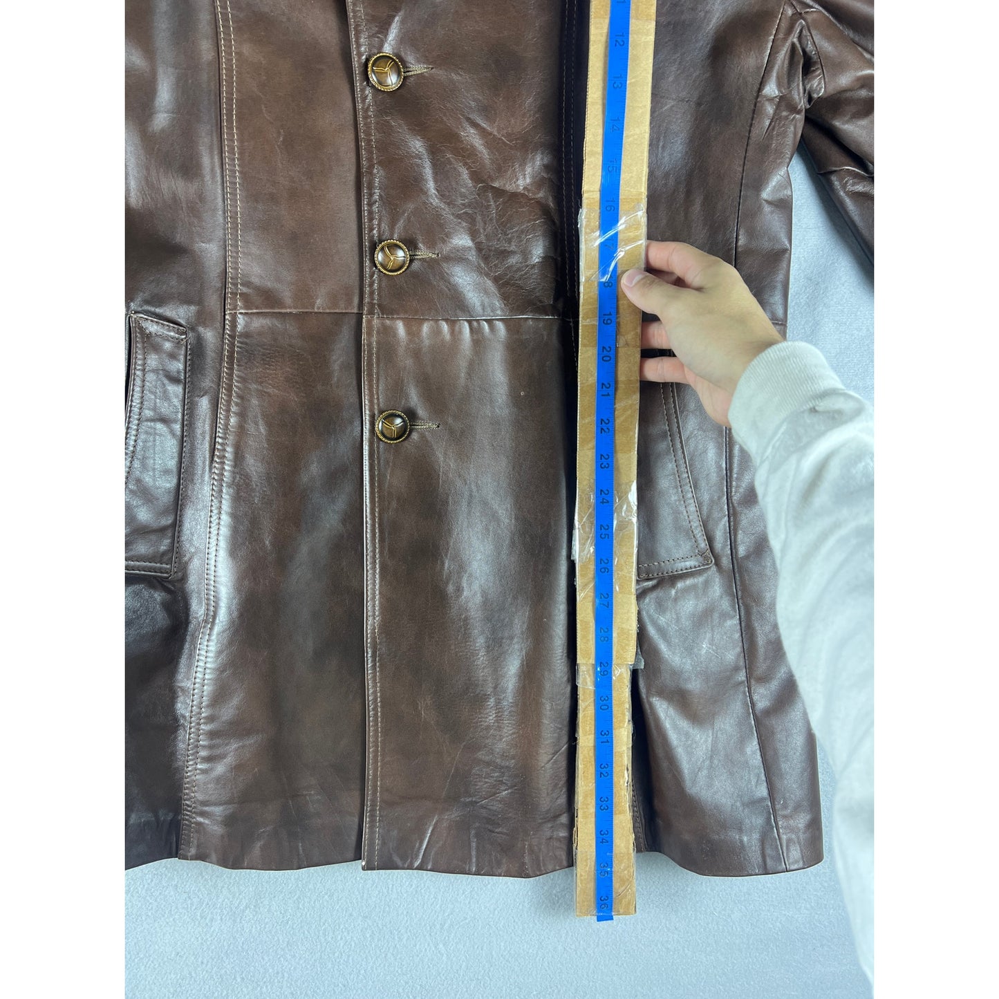 Vintage 70s Grais Leather Jacket - 46/XL