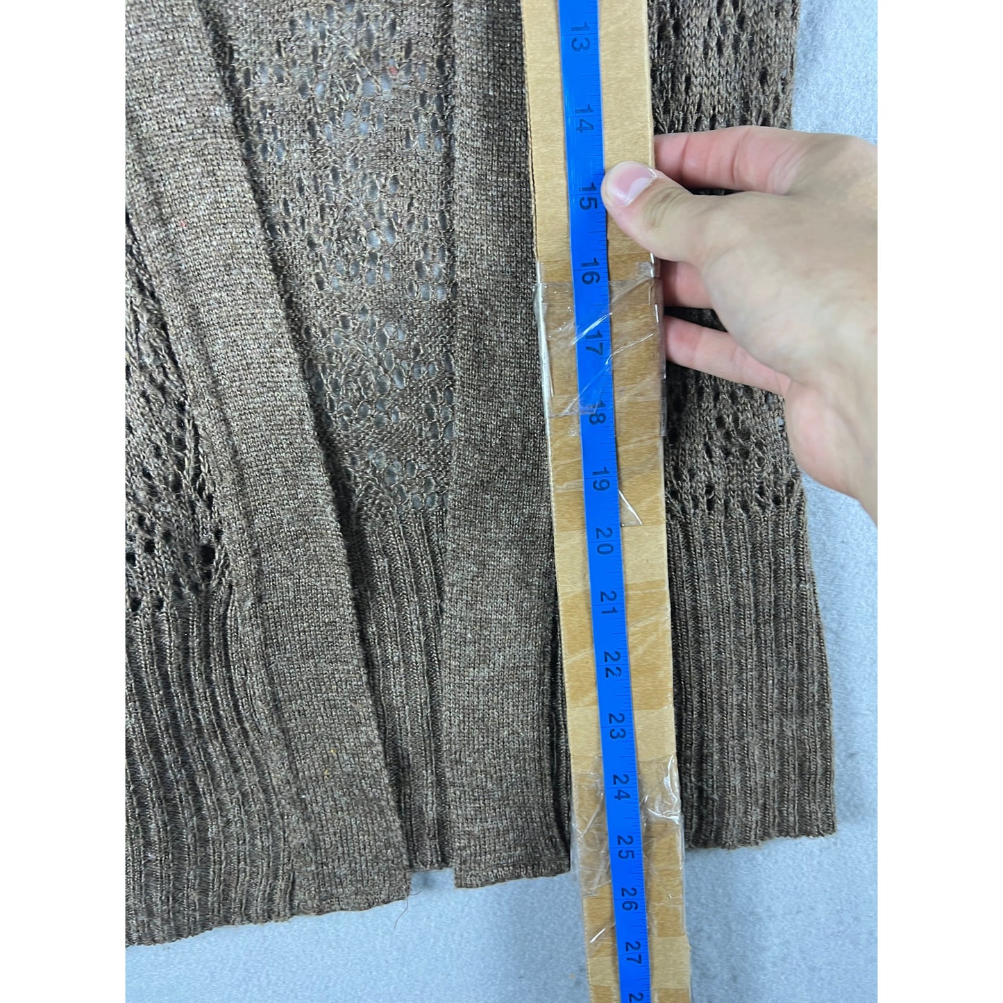 Vintage Daytrip Loose Knit Sweater Vest - M