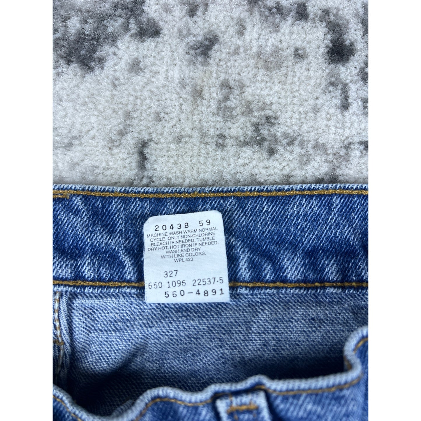 Vintage Levi 560 Denim Blue Jeans - 33