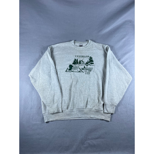 Vintage Veterans On The Lake Sweatshirt - 2XL