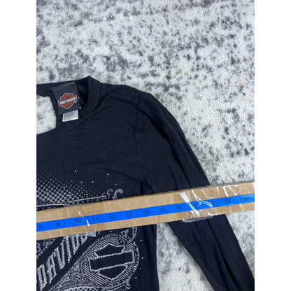 Harley Davidson Rhinestone Top - S