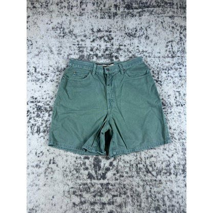 Vintage Z Cavaricci Seafoam Green Denim Shorts - 31