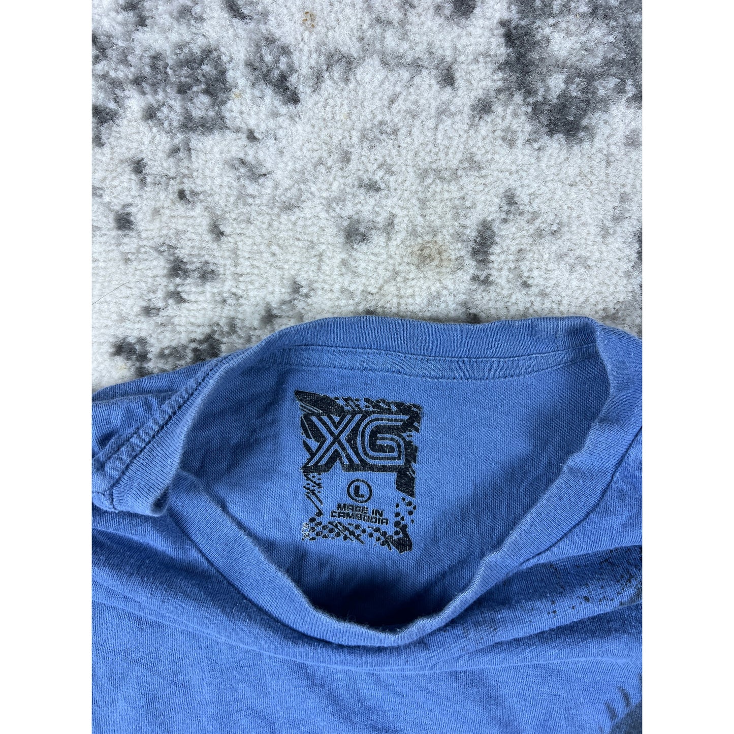 Y2k JNCO Style Longsleeve Blue Dragon Shirt - YL