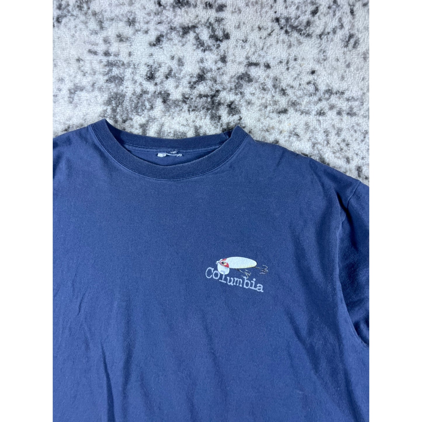 Vintage Columbia Old Fishermen Never Die T-Shirt - XL