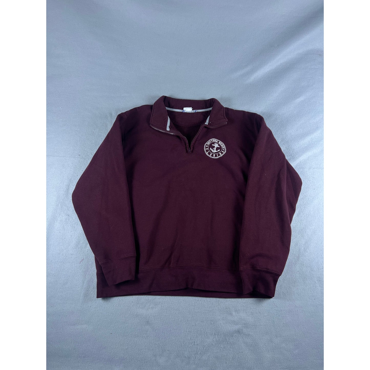 Vintage Daytona Beach Florida 1/4 Zip Sweatshirt - XL