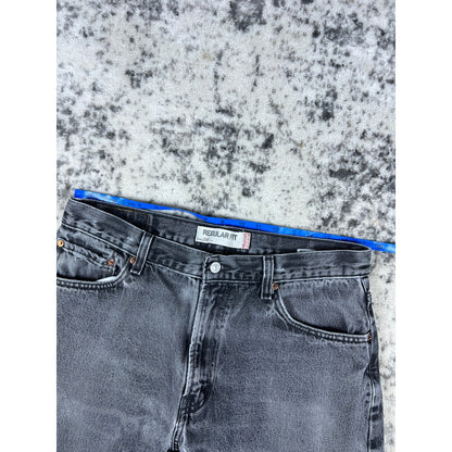 Vintage Levi's 505 Faded Black Jeans - 36