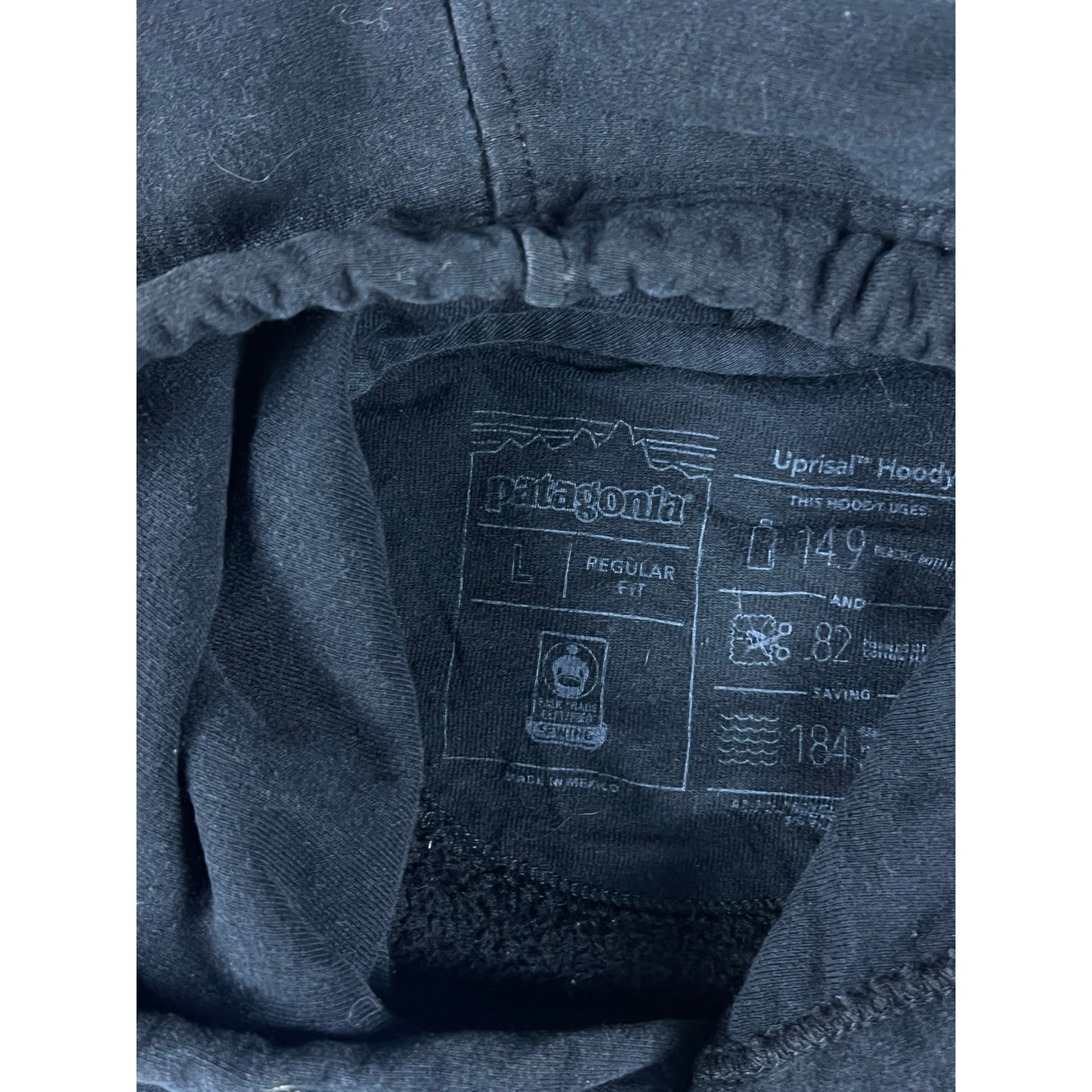 2000's Black Patagonia Uprisal Hoody - L