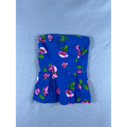 Y2K Hollister Floral Tube Top - M
