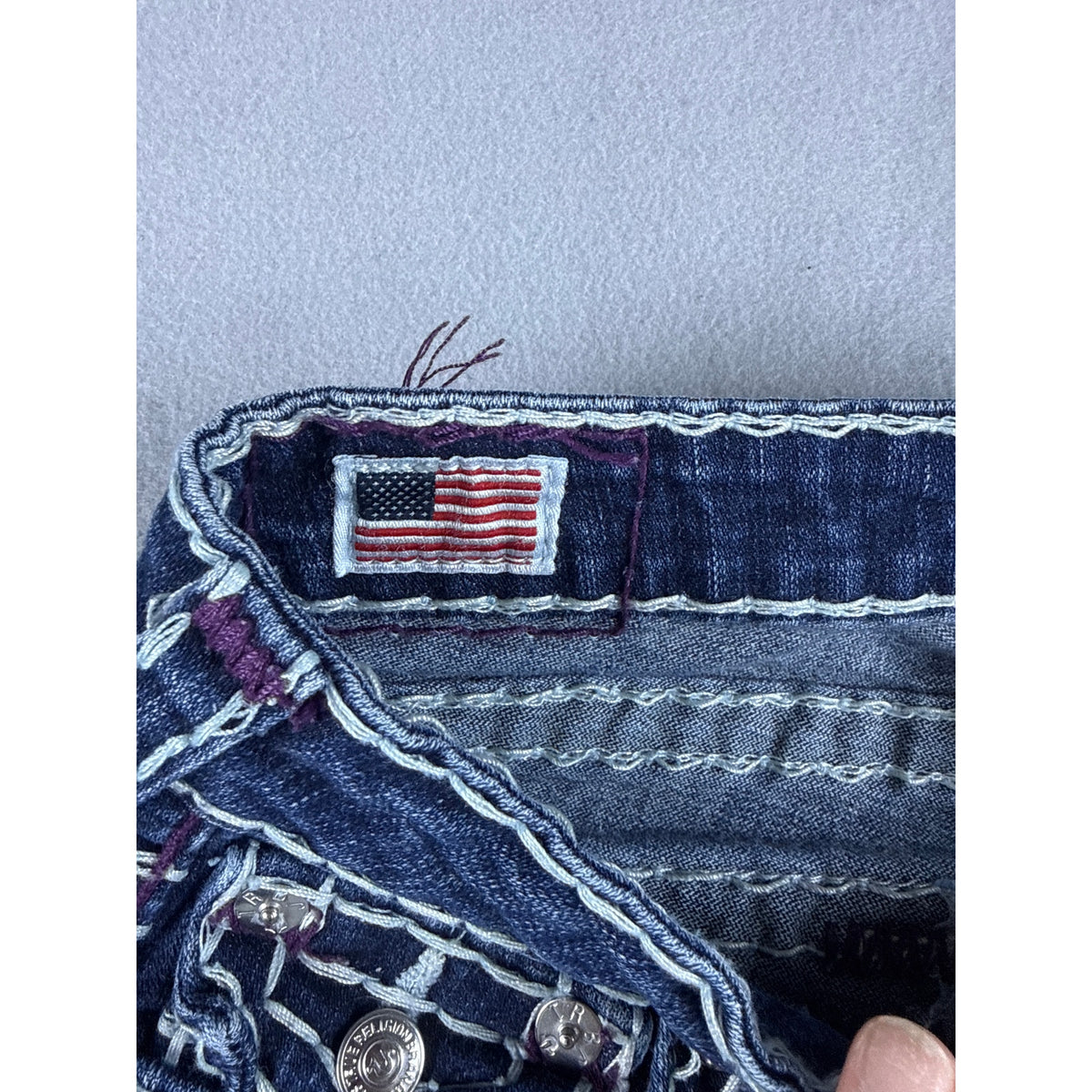 True Religion Julie Super T Super Skinny Low Rise Jeans - 26