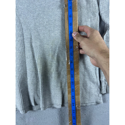 Fruit of the Loom Thermal Henley Shirt - L