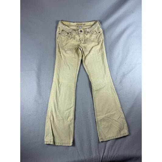 Vintage American Eagle Flare Low Rise Corduroy Pants - 4