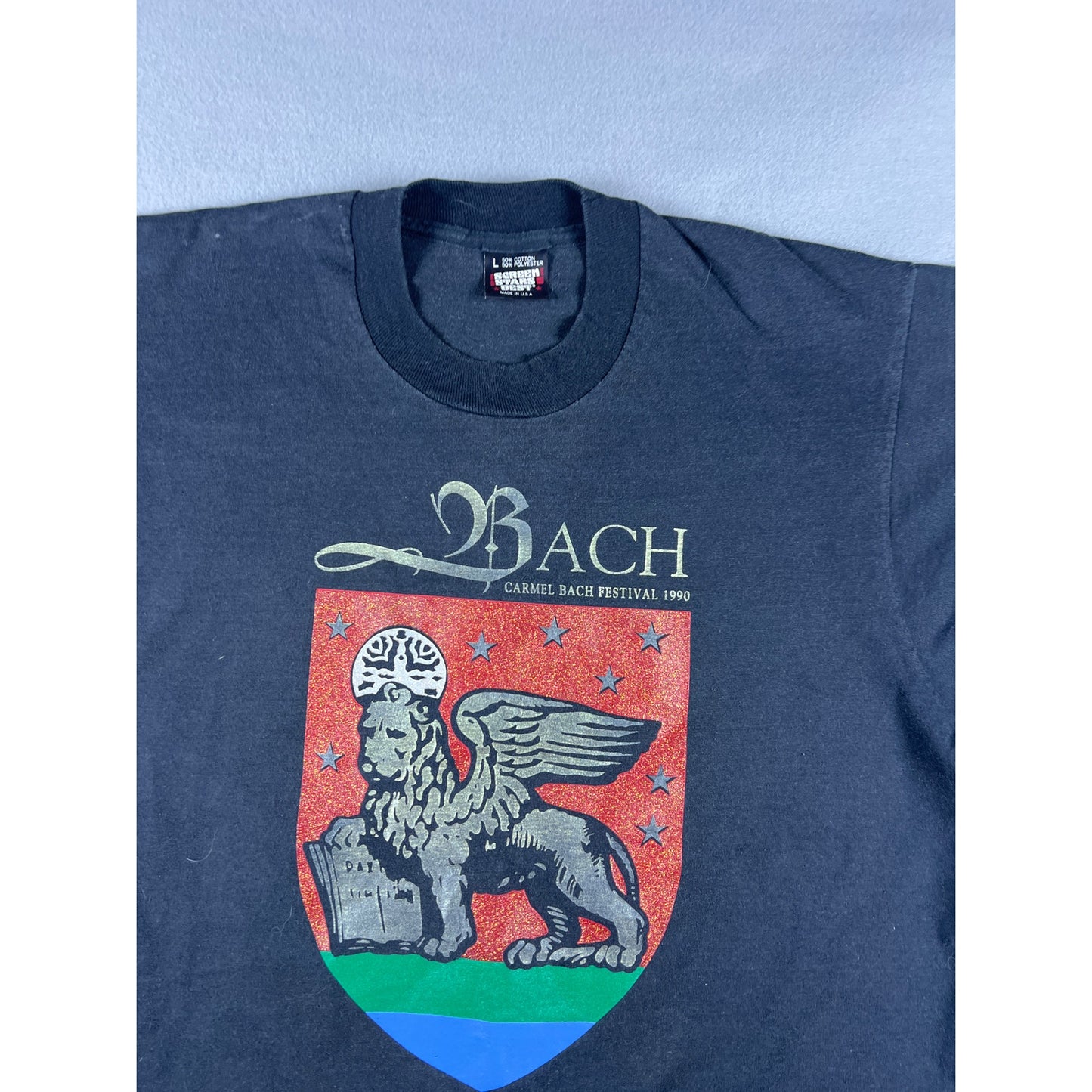 Vintage 1990 Carmel Bach Festival T Shirt - L