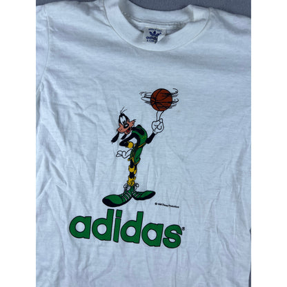 Vintage Adidas Goofy Disney Basketball T-Shirt Youth - L 16-18