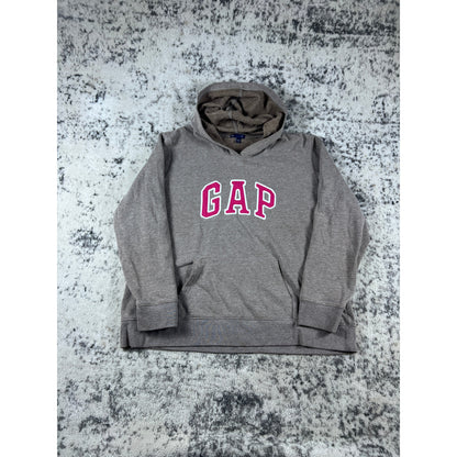 Brown GAP Spellout Hoodie - 2XL
