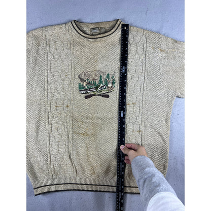 Vintage Haggar Wildlife Hunting Sweater - L
