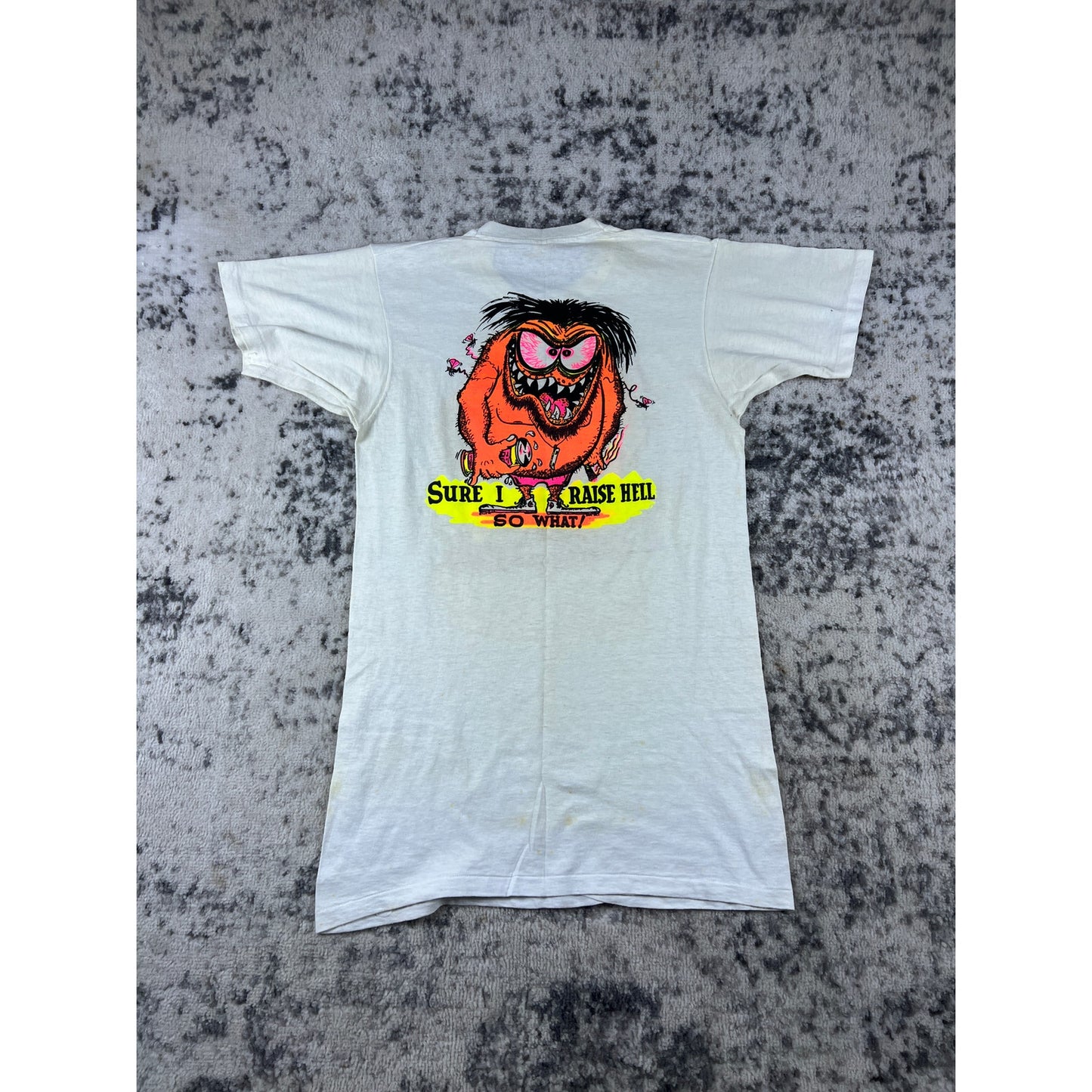 Vintage 1973 Rat Fink Ed Roth Keep on Truckin Tee - M