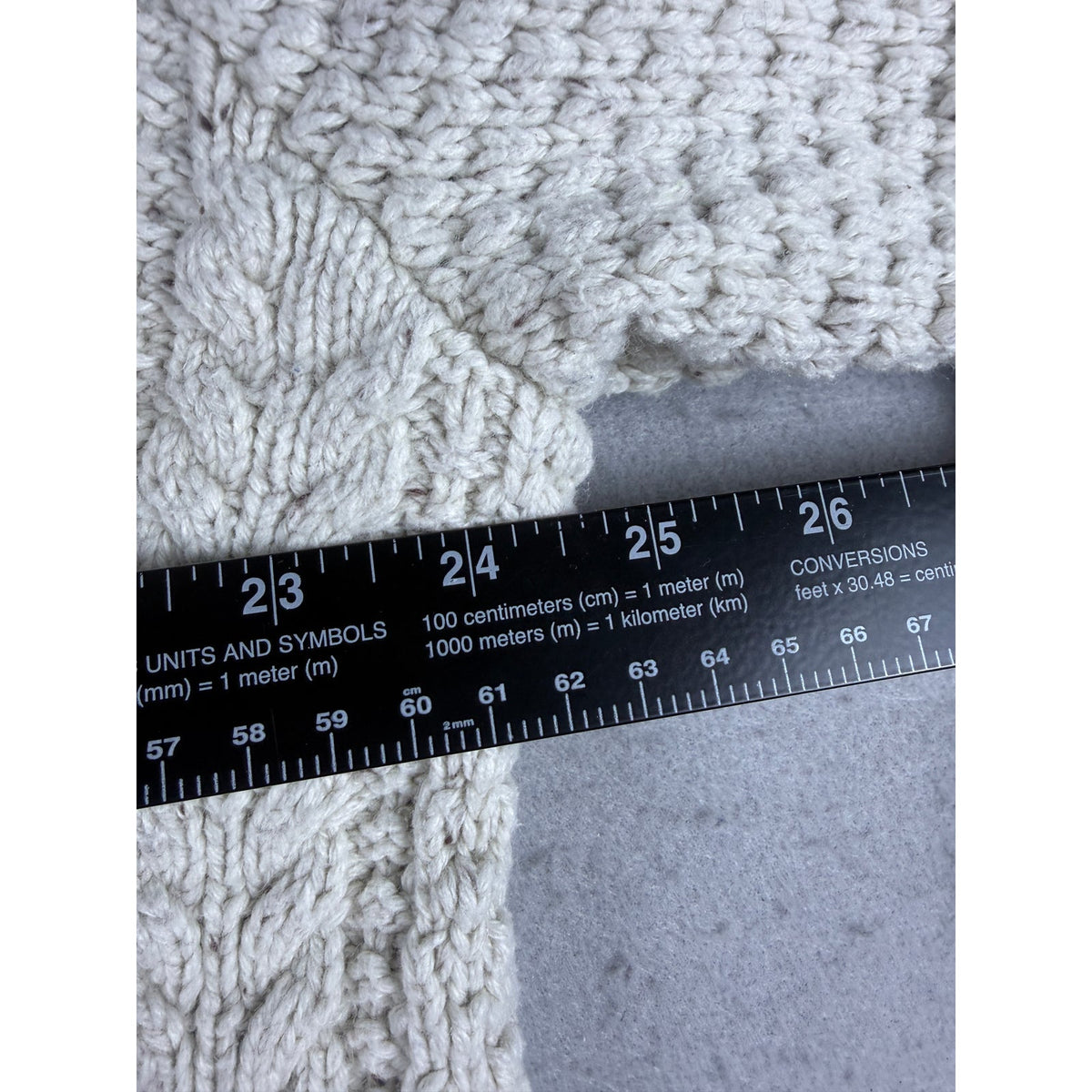 Mutual Weave Cable Knit Fisherman Sweater - XXL