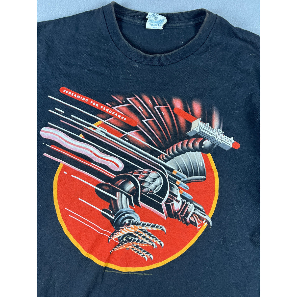 Vintage Judas Priest Screaming For Vengeance T-Shirt - L