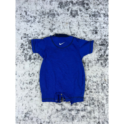 Vintage Nike Athletics 3-6m Outfit 100% cotton Navy Blue 90s
