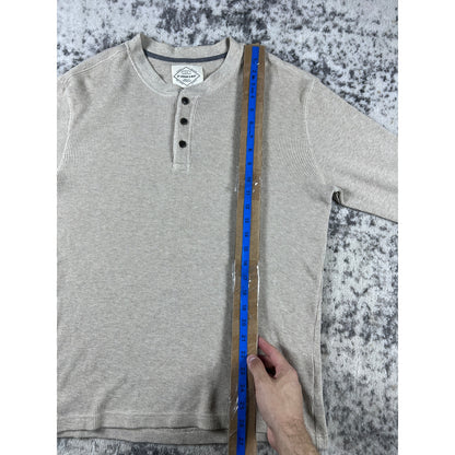 St. John's Bay Thermal Henley Shirt - L