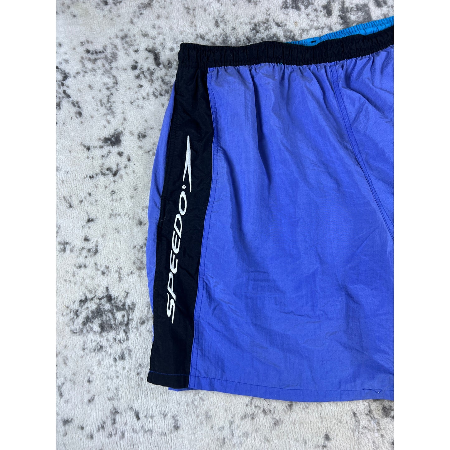Vintage Light Blue Speedo Swim Trunks - XL