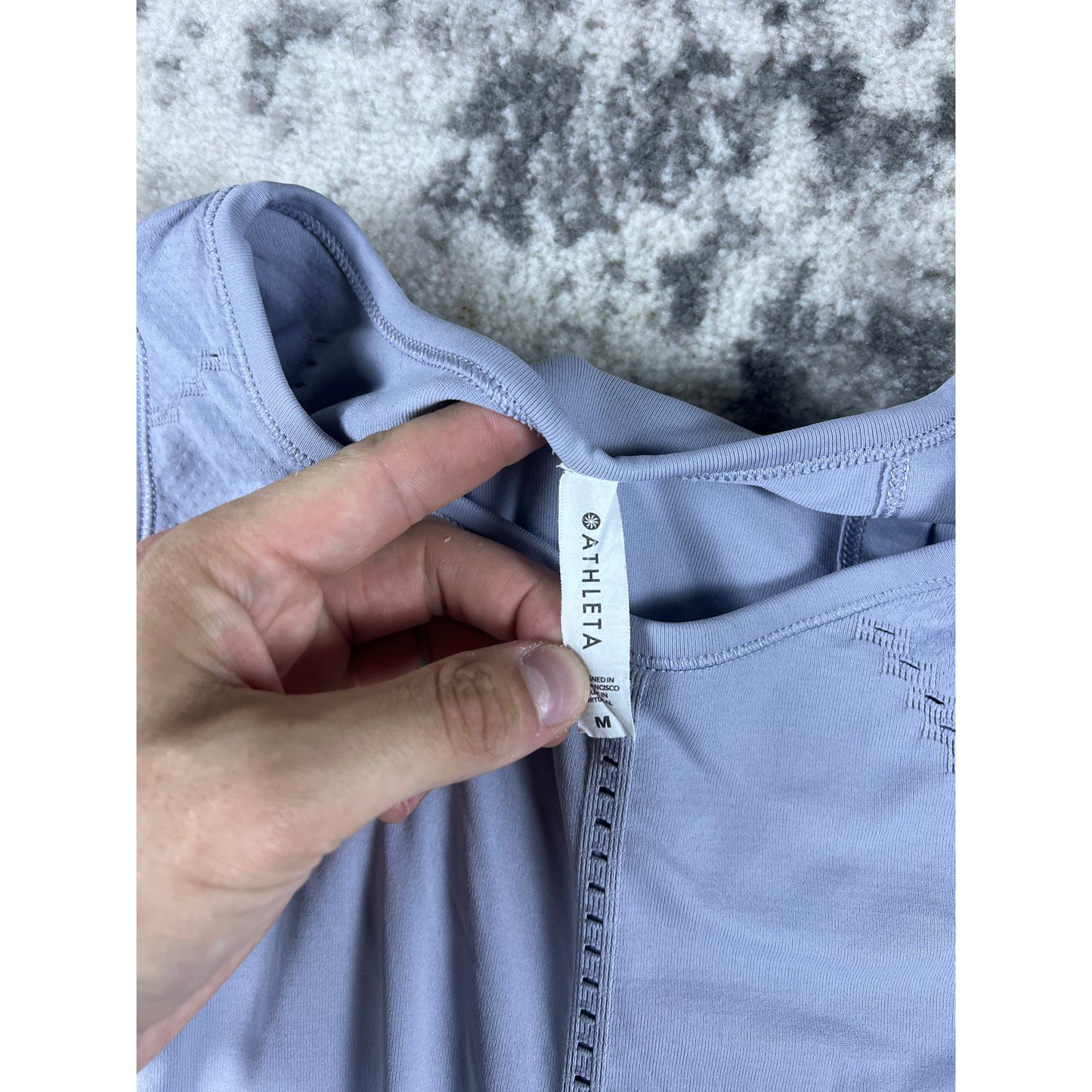 Athleta Mauve Pink Foothill Seamless Tank Top - M