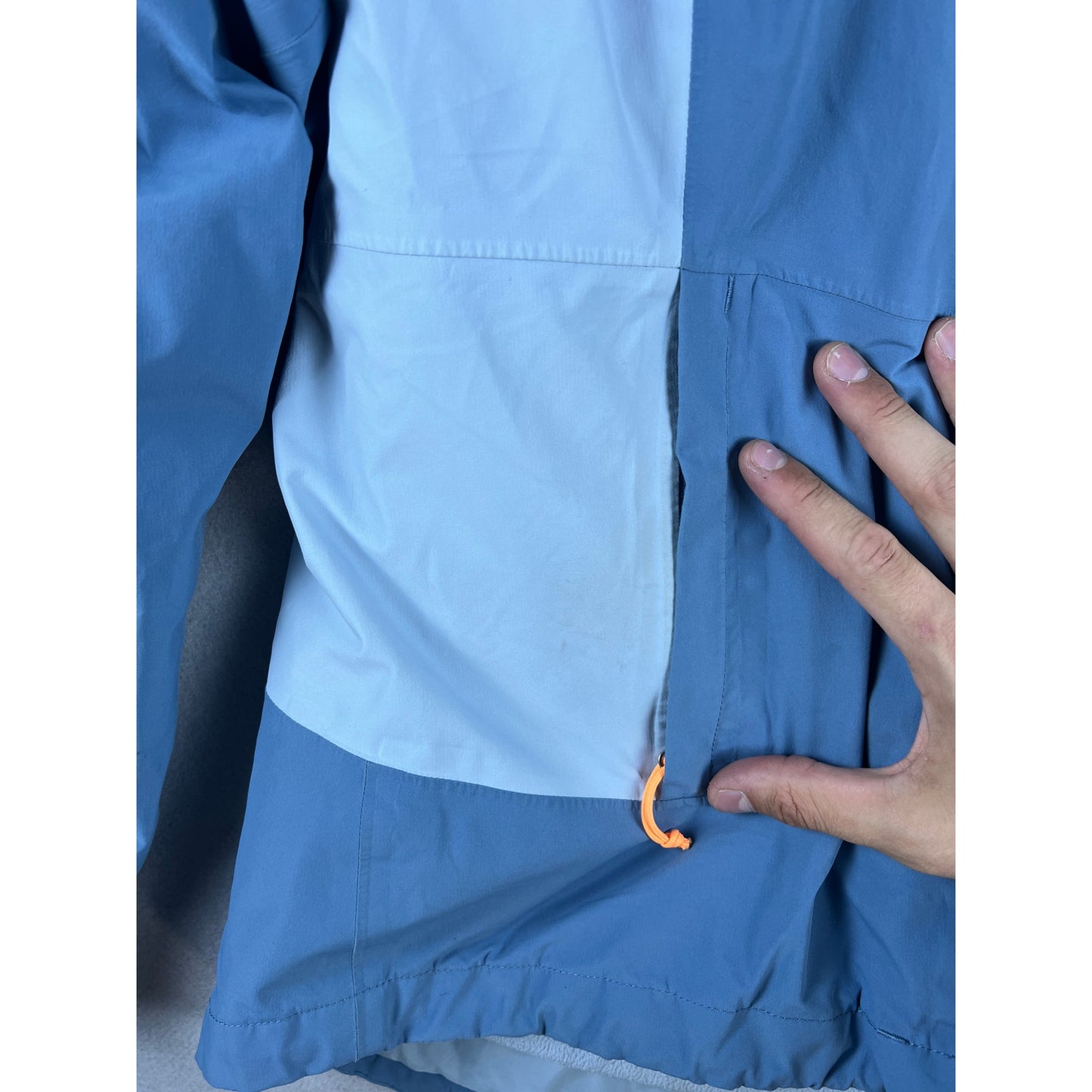 Sky Blue North Face HyVent Waterproof Jacket - M