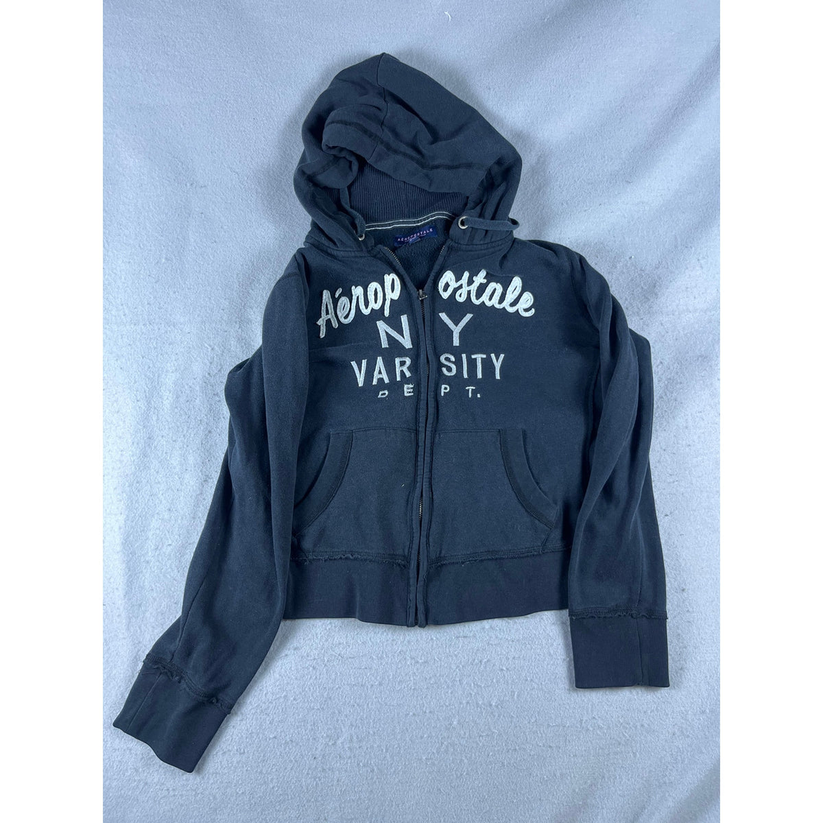 Y2K Aeropostale Spellout Hoodie Womens - L
