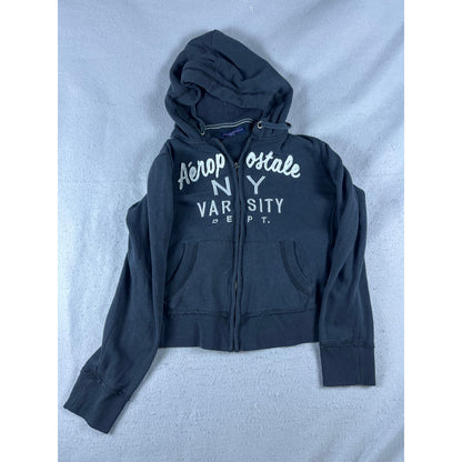 Y2K Aeropostale Spellout Hoodie Womens - L