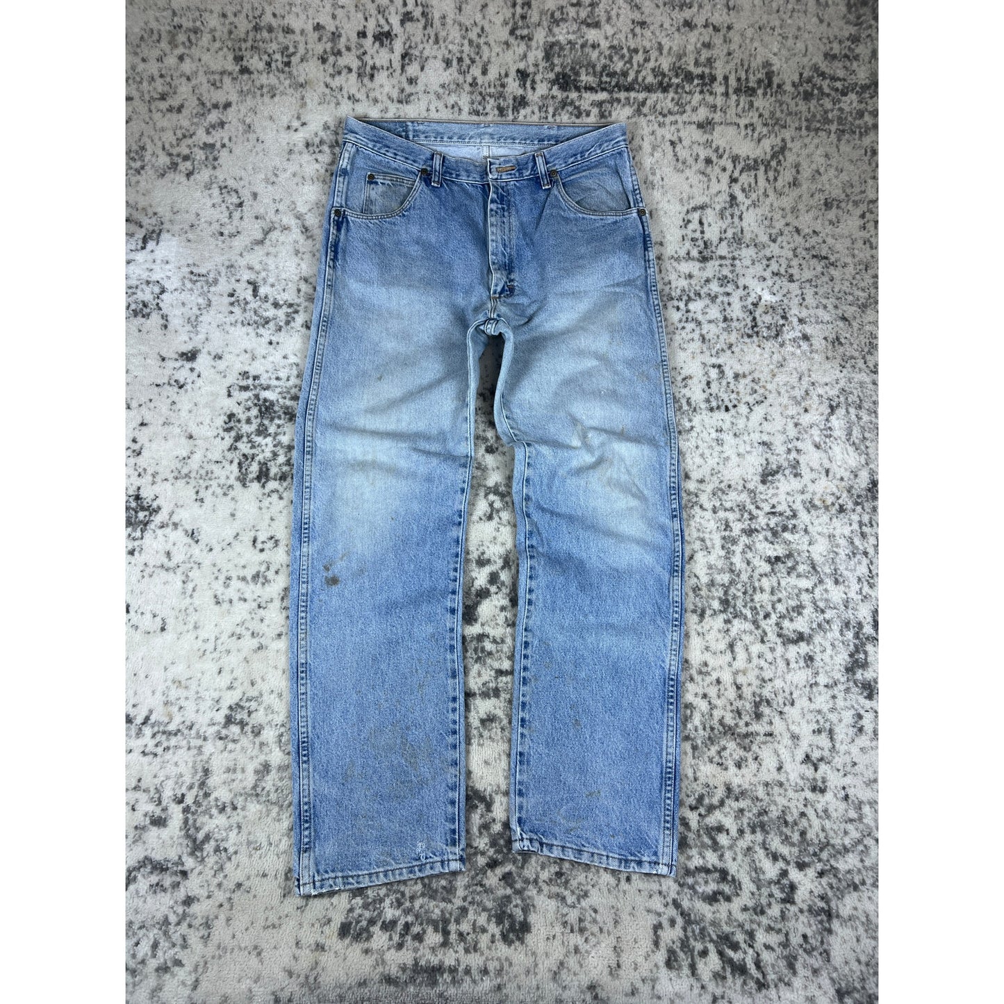 Vintage Light Wash Wrangler Pants - 34