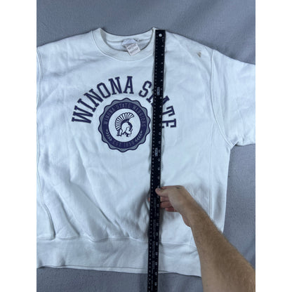 Champion Reverse Weave Winona State Warriors Sweatshirt - L