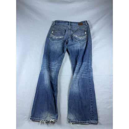 BKE Tyler Straight Thick Stitch Jeans - 33R