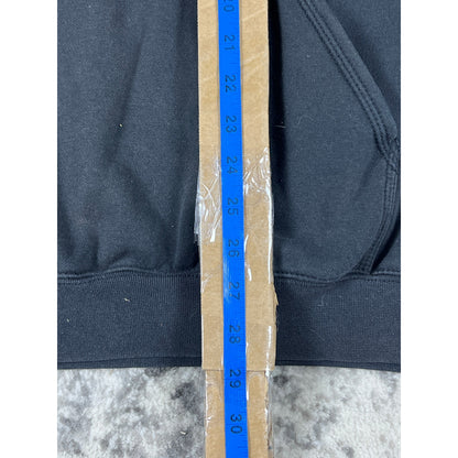 Vintage Black Carhartt Spellout Hoodie - L