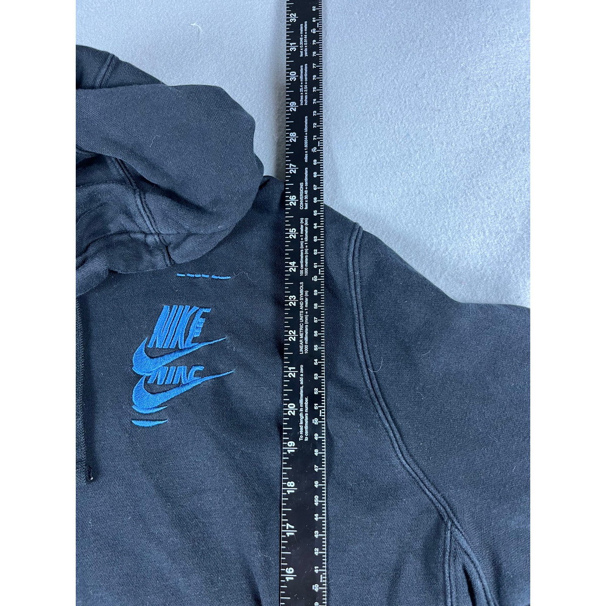 Nike Multi Logo Hoodie Sweatshirt - L