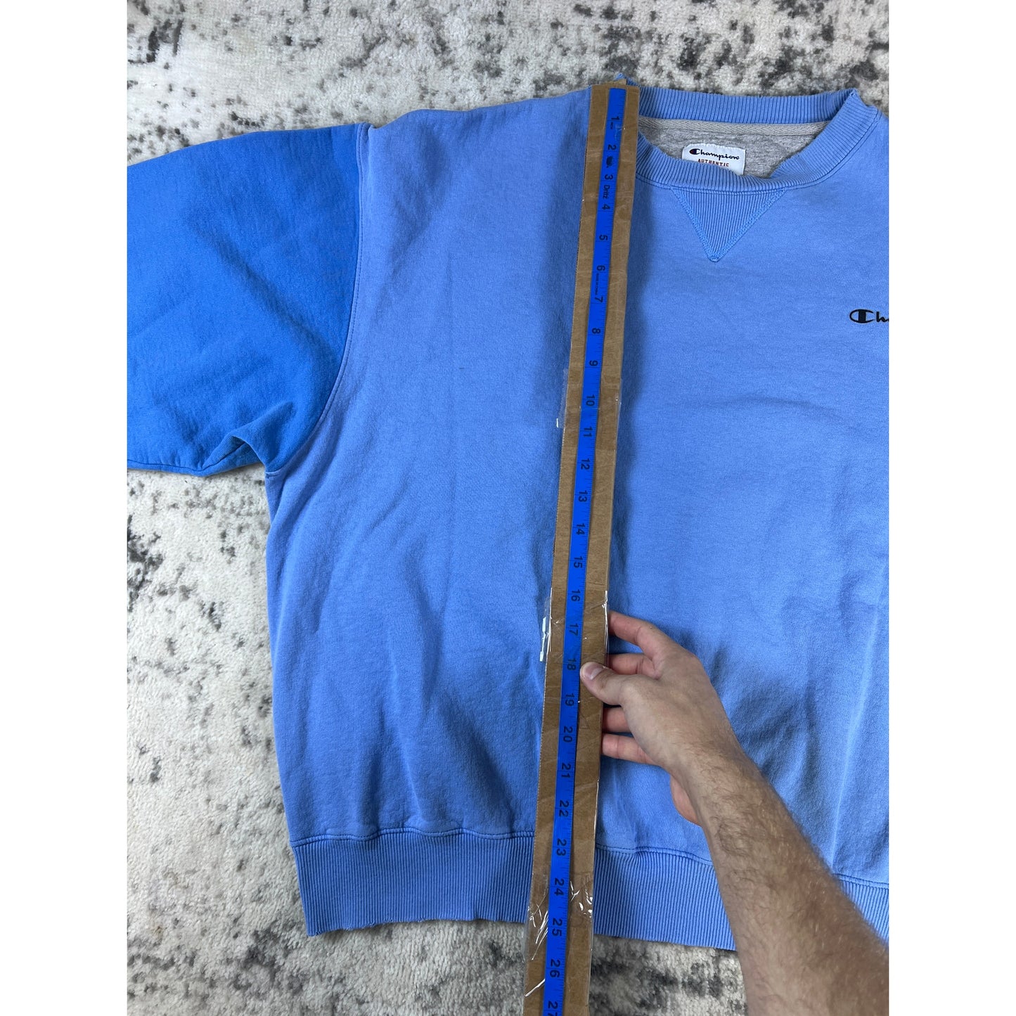 Vintage Two Tone Blue Champion Sweatshirt - XL