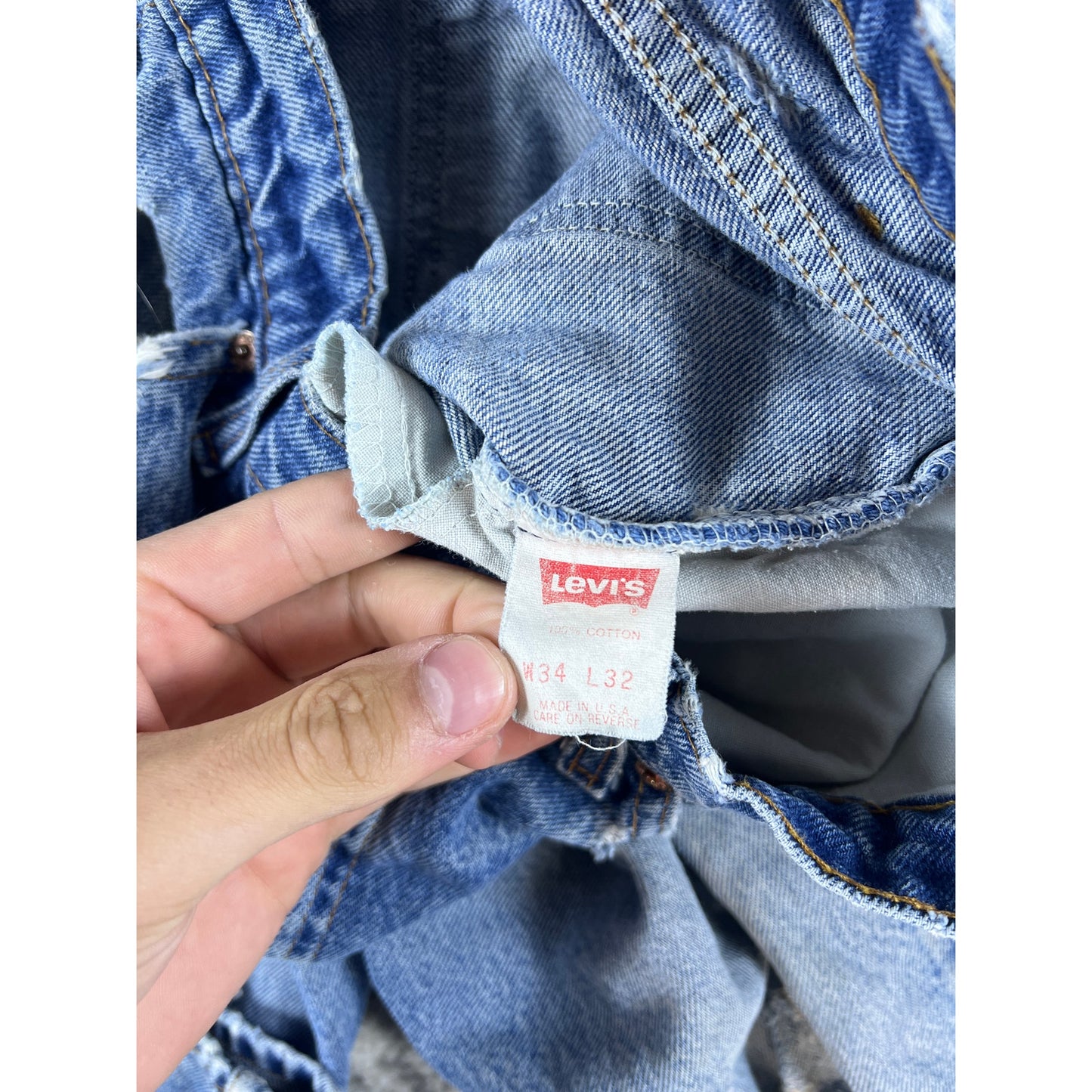 Vintage Levi Orange Tab Denim Jeans - 34x32