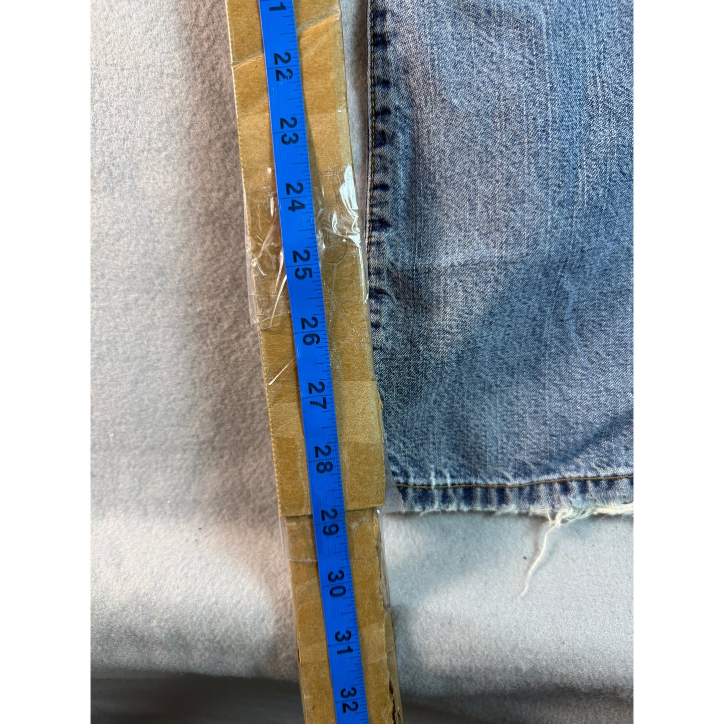 Vintage Y2K Blue Asphalt Flare Jeans - 9
