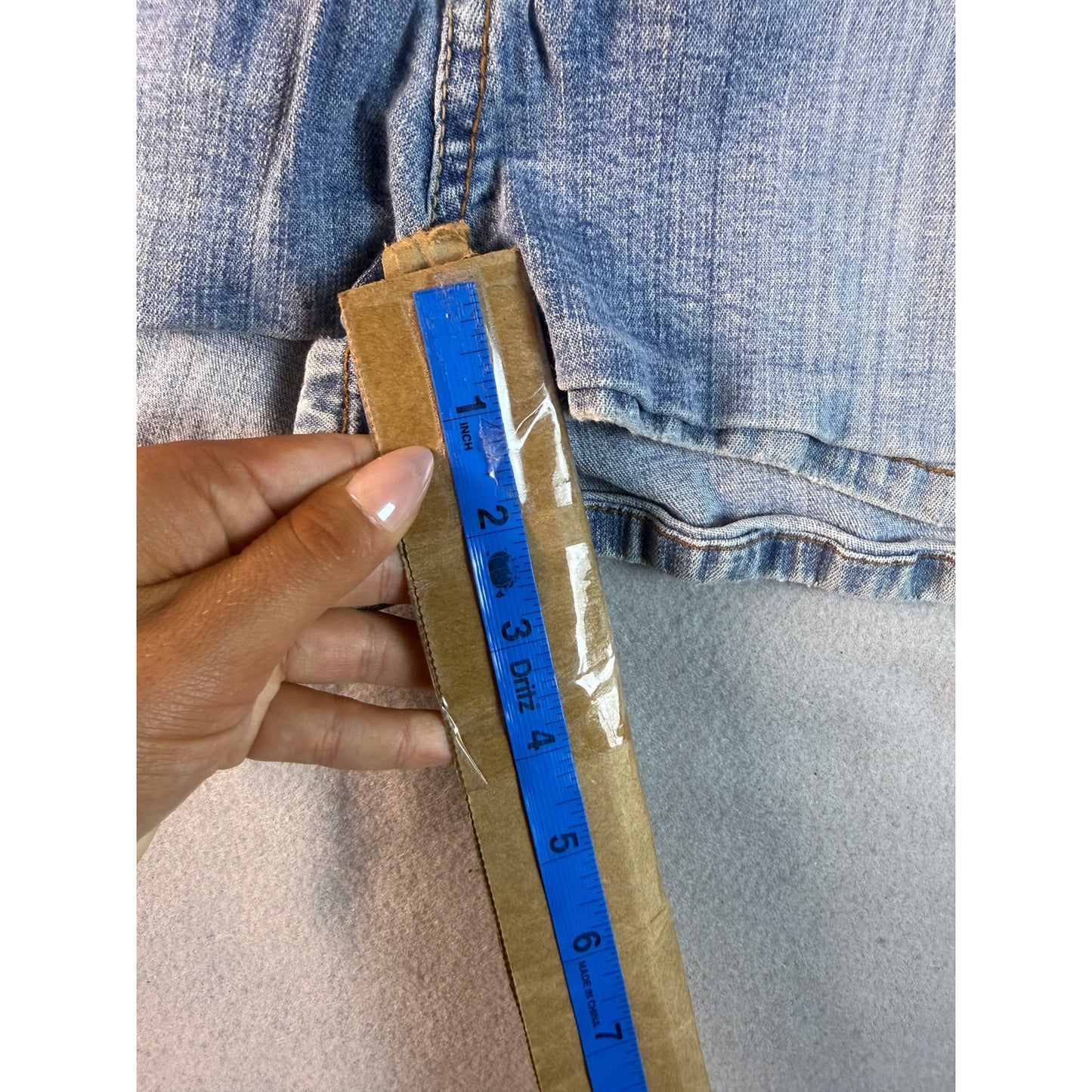 Vintage Y2K Paris Blues Denim Booty Shorts - 11