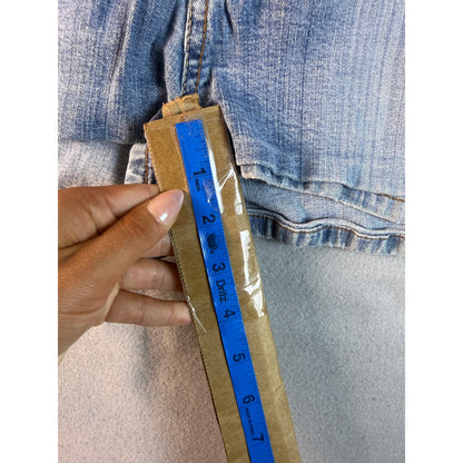 Vintage Y2K Paris Blues Denim Booty Shorts - 11