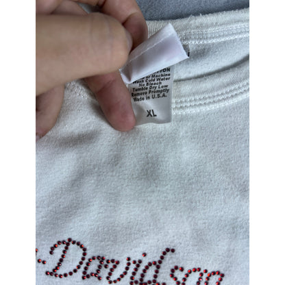 Vintage Harley-Davidson Rhinestone Tank Top - XL