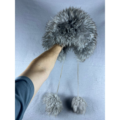 Vintage Tuscany Lambskin Fur Trapper Hat - OS