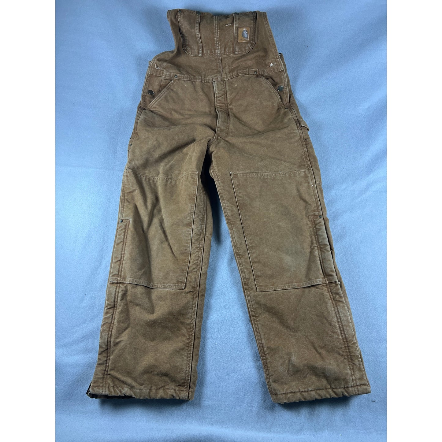 Carhartt Washed Duck Insulated Bib Overall - M